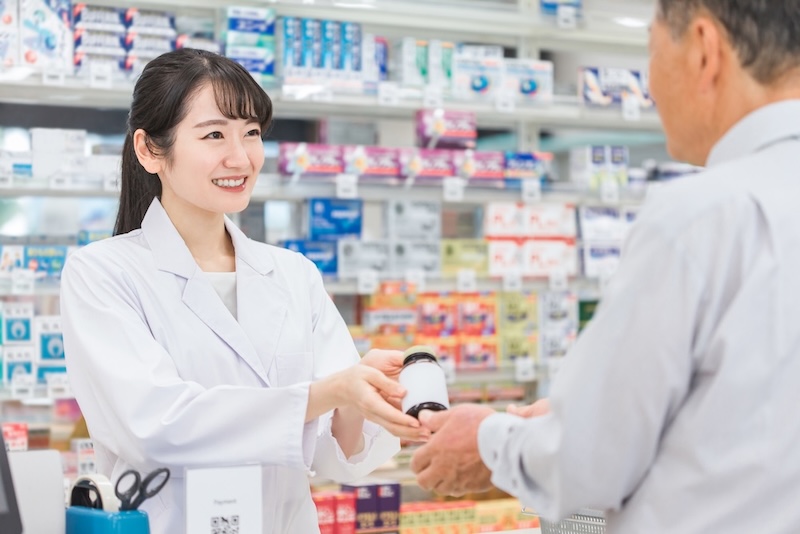 ドラッグストア店頭の薬剤師